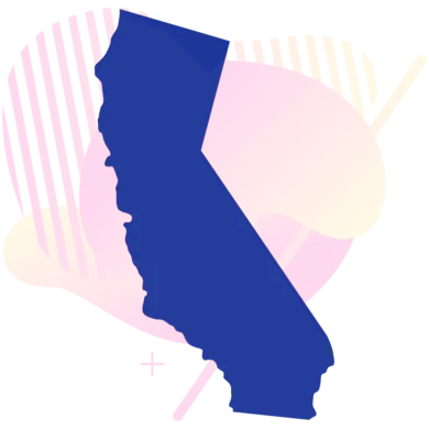 Outline of the state of California