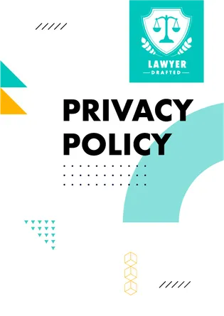 Privacy Policy template document cover