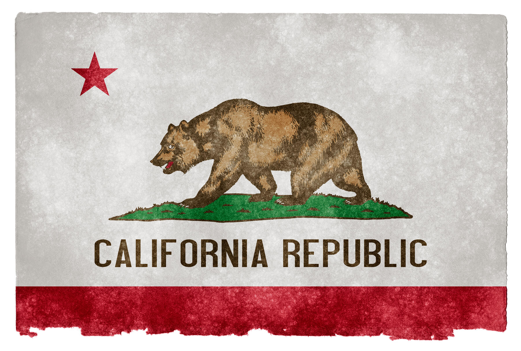 California republic flag