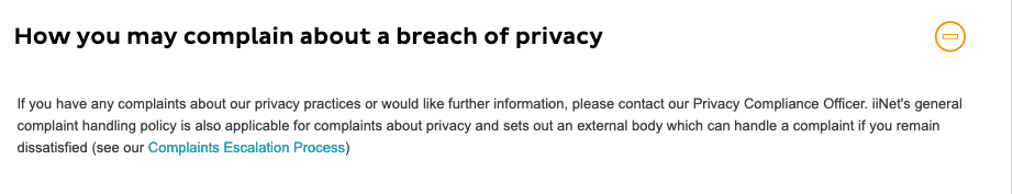 iiNet breach of privacy instructions